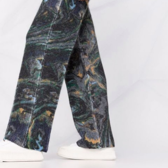 fendi marble print wool knit trousers - Picture 6 of 7